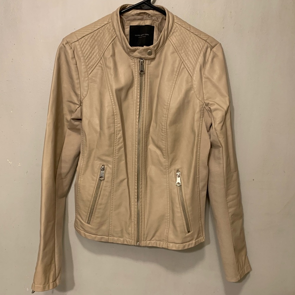 Marc New York faux leather jacket M